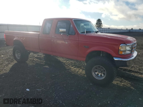 1996 Ford F-150 with VIN 1FTEX14N7TKA17710, listed as a Copart auction lot 76341824 with 215,390 mi miles and Salvage Title. Bid and sale history available at carsss.com. Image 4.