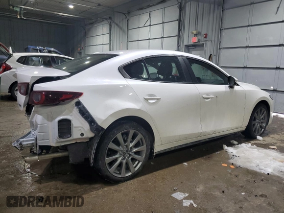 2023 Mazda 3 S Preferred with VIN 3MZBPACM7PM366356, listed as a Copart auction lot 46343355 with 14,734 mi miles and Salvage Title. Bid and sale history available at DreamBid. Image 3.
