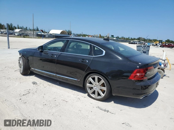2020 Volvo S90 Inscription with VIN LVYA22MLXLP175892, listed as a Copart auction lot 57109444 with 29,693 mi miles and Salvage Title. Bid and sale history available at carsss.com. Image 2.