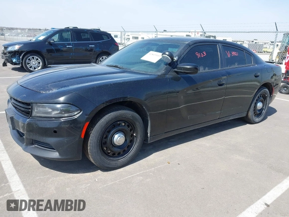 2019 Dodge Charger Police with VIN 2C3CDXKT1KH633921, listed as a IAAI auction lot 41869103 with 170,723 mi miles and . Bid and sale history available at DreamBid. Image 2.