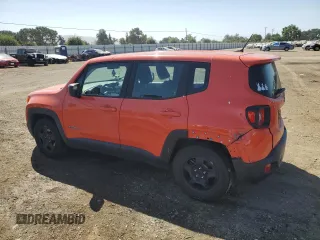 2017 Jeep Renegade Sport with VIN ZACCJAAB0HPE79168, listed as a Copart auction lot 61604485 with 63,296 mi miles and Salvage title. Bid and sale history available at DreamBid. Image 2.
