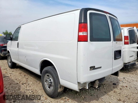 2020 Chevrolet Express Cargo with VIN 1GCWGAFG3L1253909, listed as a Copart auction lot 51053565 with 151,351 mi miles and Clean title. Bid and sale history available at DreamBid. Image 2.