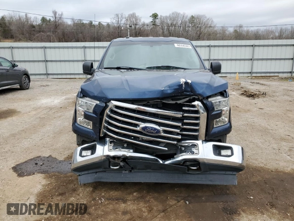 2017 Ford F-150 XL with VIN 1FTEW1EF4HFB05530, listed as a Copart auction lot 48358505 with 152,946 mi miles and Salvage Title. Bid and sale history available at carsss.com. Image 5.