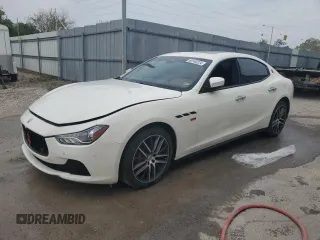 2017 Maserati Ghibli S Q4 with VIN ZAM57RTA2H1195403, listed as a Copart auction lot 69162224 with 46,997 mi miles and Clean Title. Bid and sale history available at carsss.com. Image 1.