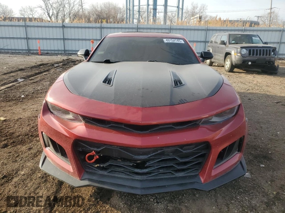 2017 Chevrolet Camaro 1LT with VIN 1G1FB1RS2H0103200, listed as a Copart auction lot 49154145 with 0 mi miles and Salvage Title. Bid and sale history available at carsss.com. Image 5.