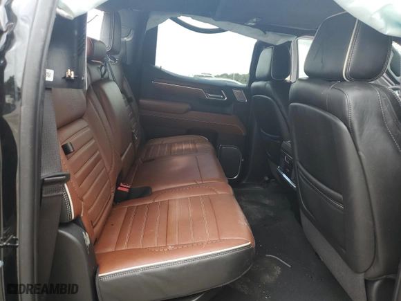 2023 GMC Sierra 1500 Denali Ultimate with VIN 1GTUUHEL9PZ273709, listed as a Copart auction lot 72153024 with 24,143 mi miles and Salvage Title. Bid and sale history available at carsss.com. Image 10.