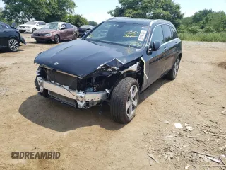 2019 Mercedes-Benz GLC with VIN WDC0G4KBXKV165801, listed as a Copart auction lot 50398422 with 0 mi miles. Bid and sale history available at carsss.com. Image 2.