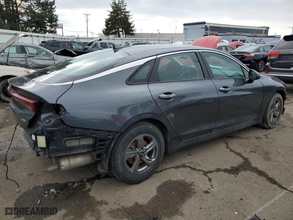 2021 Kia K5 LXS with VIN 5XXG14J2XMG044997, listed as a Copart auction lot 43596035 with 93,381 mi miles and Salvage Title. Bid and sale history available at carsss.com. Image 3.