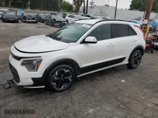 2023 Kia Niro EV Wind with VIN KNDCR3L18P5045497, listed as a Copart auction lot 53192085 with 54,848 mi miles and Salvage Title. Bid and sale history available at carsss.com. Image 1.