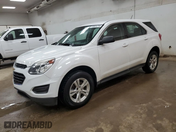 2017 Chevrolet Equinox LS with VIN 2GNALBEK6H1522849, listed as a Copart auction lot 69534734 with 203,051 mi miles and Salvage Title. Bid and sale history available at carsss.com. Image 1.