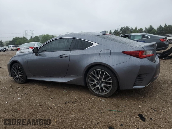 2017 Lexus RC 350 with VIN JTHSE5BC2H5007785, listed as a Copart auction lot 57786905 with 81,685 mi miles and Salvage title. Bid and sale history available at DreamBid. Image 2.