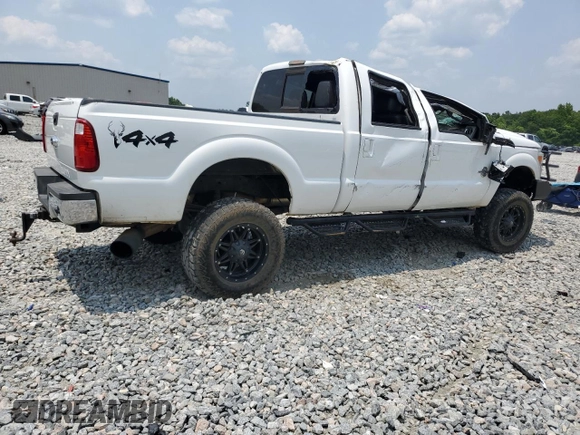2013 Ford F-250 XL with VIN 1FT7W2BT9DEB07024, listed as a Copart auction lot 58699135 with 91,159 mi miles and Salvage title. Bid and sale history available at DreamBid. Image 3.