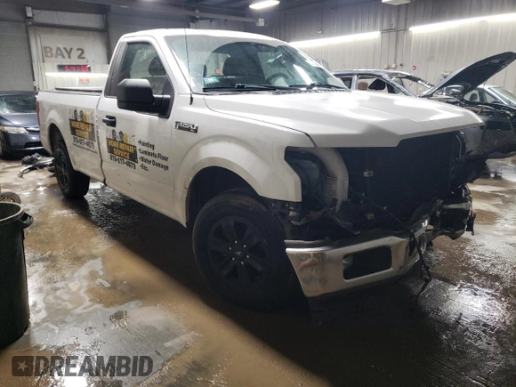 2019 Ford F-150 XL z VIN 1FTMF1C54KKD08521, wystawiony jako Copart lot #83483684 z przebiegiem 119 021 mil mil oraz Szkoda całkowita • Salvage title. Historia ofert i sprzedaży dostępna na DreamBid. Obrazek 4.