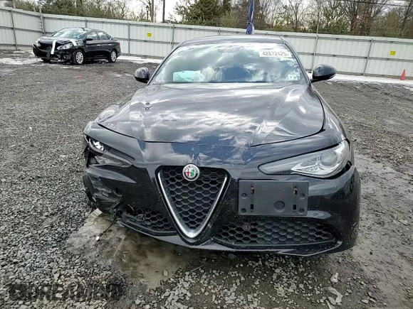 2021 Alfa Romeo Giulia Ti with VIN ZARFANBNXM7641463, listed as a Copart auction lot 42872425 with 47,471 mi miles and Salvage title. Bid and sale history available at DreamBid. Image 11.
