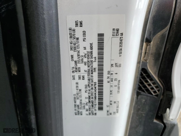 2017 Ford Transit Van with VIN 1FTYE1YM6HKA04765, listed as a Copart auction lot 51681295 with 97,441 mi miles and Clean Title. Bid and sale history available at carsss.com. Image 14.
