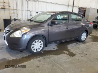 2015 Nissan Versa SV with VIN 3N1CN7AP6FL820696, listed as a Copart auction lot 57488675 with 118,291 mi miles and Salvage title. Bid and sale history available at DreamBid. Image 1.