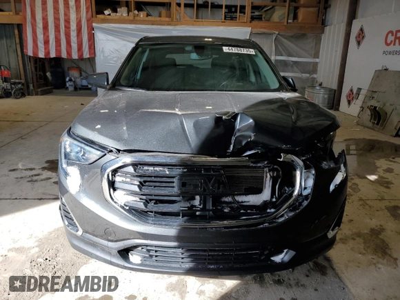 2019 GMC Terrain SLE with VIN 3GKALMEV4KL391428, listed as a Copart auction lot 44788735 with 91,922 mi miles and Salvage Title. Bid and sale history available at carsss.com. Image 5.