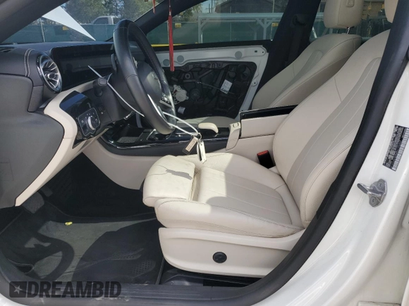 2021 Mercedes-Benz CLA 250 with VIN W1K5J4HB8MN170007, listed as a Copart auction lot 57405655 with 41,910 mi miles and Salvage title. Bid and sale history available at DreamBid. Image 7.