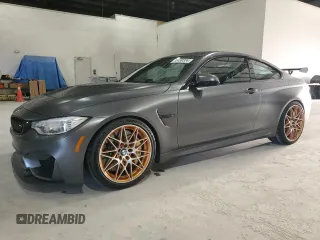 2016 BMW M4 with VIN WBS4S9C5XGK578945, listed as a Copart auction lot 73490334 with 3,382 mi miles and Salvage title. Bid and sale history available at DreamBid. Image 1.