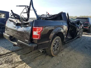 2020 Ford F-150 XL with VIN 1FTEW1EP2LFB19198, listed as a Copart auction lot 49944315 with 0 mi miles and Salvage Title. Bid and sale history available at carsss.com. Image 3.