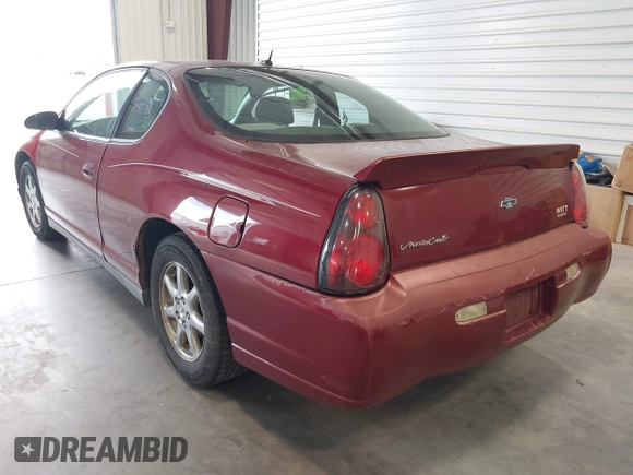 2005 Chevrolet Monte Carlo LS с VIN 2G1WW12E959311651, выставлен на аукционе IAAI как лот 42509406 с пробегом 270 914 миль миль и . История ставок и продаж доступна на DreamBid. Изображение 3.