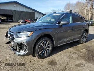2022 Audi Q5 S line Premium Plus with VIN WA1EAAFY6N2104682, listed as a Copart auction lot 85463014 with 20,414 mi miles and Salvage Title. Bid and sale history available at carsss.com. Image 1.