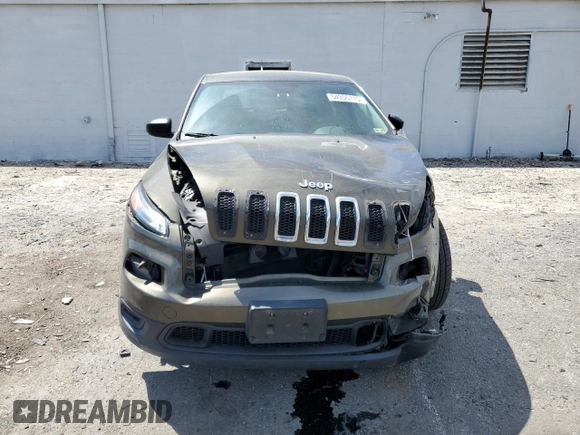 2014 Jeep Cherokee Sport with VIN 1C4PJLAB6EW212564, listed as a Copart auction lot 54355115 with 138,401 mi miles and Salvage Title. Bid and sale history available at DreamBid. Image 5.