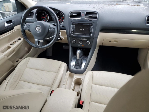 2014 Volkswagen Jetta SportWagen TDI w/Sunroof & Nav with VIN 3VWPL7AJ7EM625115, listed as a Copart auction lot 84053384 with 91833 miles and Salvage Title. Bid and sale history available at carsss.com. Image 8.
