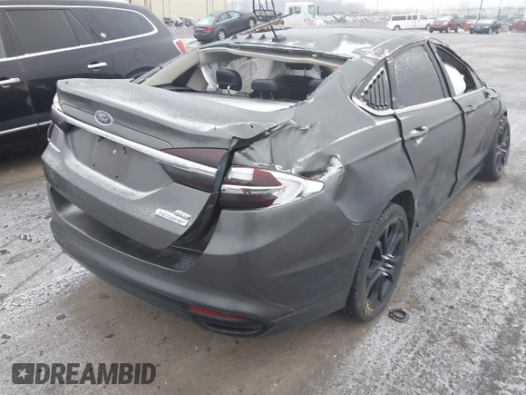 2017 Ford Fusion SE with VIN 3FA6P0H97HR199980, listed as a IAAI auction lot 41570237 with 89,612 mi miles. Bid and sale history available at carsss.com. Image 4.