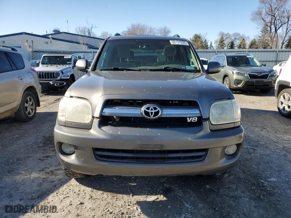2006 Toyota Sequoia SR5 with VIN 5TDBT44A36S275975, listed as a Copart auction lot 50137635 with 0 mi miles and Clean Title. Bid and sale history available at carsss.com. Image 5.