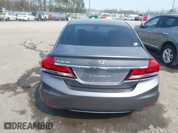 2015 Honda Civic Sedan LX with VIN 19XFB2E55FE061929, listed as a IAAI auction lot 41711847 with 140,906 mi miles. Bid and sale history available at carsss.com. Image 16.