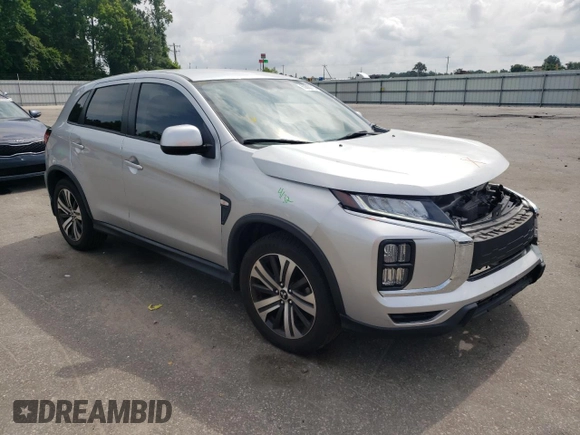2020 Mitsubishi Outlander ES with VIN JA4AP3AU4LU021461, listed as a Copart auction lot 60863715 with 99,147 mi miles and Salvage title. Bid and sale history available at DreamBid. Image 4.