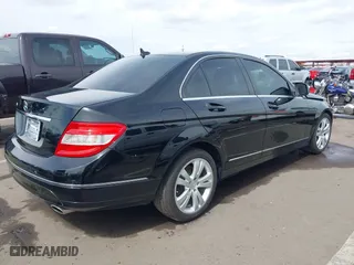 2009 Mercedes-Benz C-Class 3.0L Sport with VIN WDDGF54X29R052892, listed as a IAAI auction lot 41806036 with 91,563 mi miles. Bid and sale history available at carsss.com. Image 4.