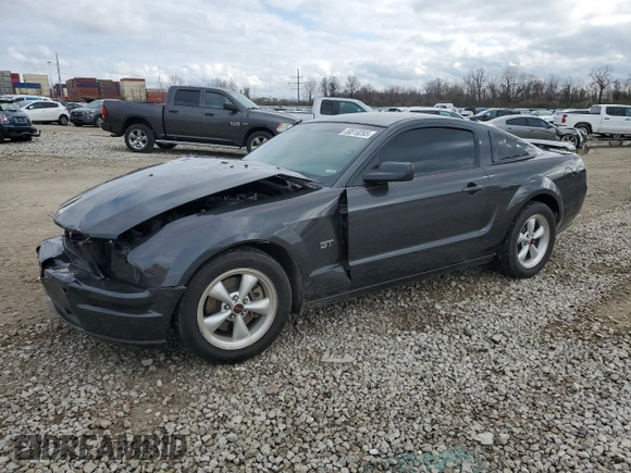 2007 Ford Mustang GT Deluxe with VIN 1ZVFT82H175279598, listed as a Copart auction lot 50810265 with 87,291 mi miles and Salvage Title. Bid and sale history available at carsss.com. Image 1.