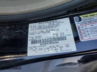 2008 Mercury Milan Premier with VIN 3MEHM08188R662665, listed as a Copart auction lot 45343885 with 248,477 mi miles and Salvage Title. Bid and sale history available at carsss.com. Image 12.