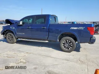2018 Nissan Titan XD SV with VIN 1N6AA1F43JN513987, listed as a Copart auction lot 45477905 with 82,209 mi miles and Salvage Title. Bid and sale history available at carsss.com. Image 2.