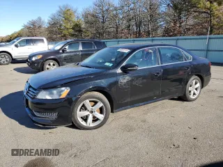 2012 Volkswagen Passat SE with VIN 1VWBP7A36CC061293, listed as a Copart auction lot 88065715 with 100,640 mi miles and Salvage Title. Bid and sale history available at carsss.com. Image 1.