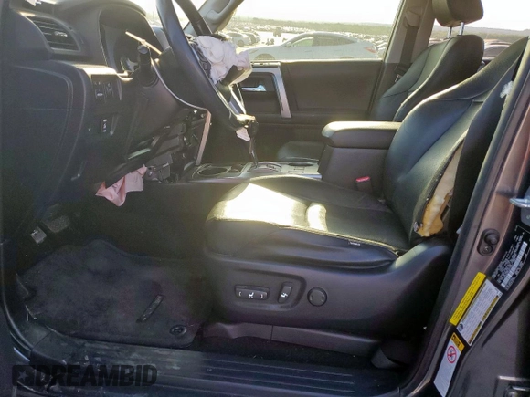 2018 Toyota 4Runner SR5 с VIN JTEZU5JR6J5179456, выставлен на аукционе Copart как лот 53583595 с пробегом 59 266 миль миль и Списание • Salvage title. История ставок и продаж доступна на DreamBid. Изображение 7.