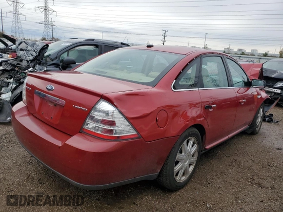 2009 Ford Taurus Limited with VIN 1FAHP25W99G104598, listed as a Copart auction lot 78841664 with 147,759 mi miles and Salvage Title. Bid and sale history available at carsss.com. Image 3.