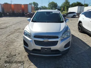 2015 Chevrolet Trax LT with VIN 3GNCJLSB9FL175263, listed as a Copart auction lot 60866654 with 127,134 mi miles and Salvage Title. Bid and sale history available at carsss.com. Image 5.