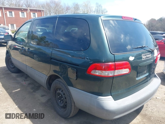 2002 Toyota Sienna LE with VIN 4T3ZF13C32U456123, listed as a IAAI auction lot 42084436 with 242,408 mi miles. Bid and sale history available at carsss.com. Image 3.