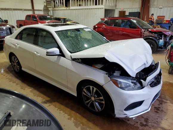 2014 Mercedes-Benz E 400 Sport with VIN WDDHF9FBXEA936424, listed as a Copart auction lot 83331224 with 194,689 mi miles and Salvage Title. Bid and sale history available at DreamBid. Image 4.