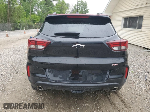 2021 Chevrolet TrailBlazer RS with VIN KL79MTSL8MB075248, listed as a Copart auction lot 56463304 with 29,304 mi miles and Salvage Title. Bid and sale history available at DreamBid. Image 6.