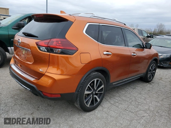 2018 Nissan Rogue S with VIN JN8AT2MT1JW466602, listed as a Copart auction lot 48298244 with 44,467 mi miles and Salvage Title. Bid and sale history available at carsss.com. Image 3.