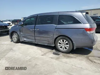 2016 Honda Odyssey EX-L with VIN 5FNRL5H63GB015091, listed as a Copart auction lot 53136355 with Not Provided miles and Salvage Title. Bid and sale history available at DreamBid. Image 2.