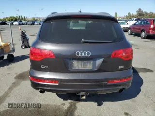 2007 Audi Q7 Premium Plus with VIN WA1EY74L57D065595, listed as a Copart auction lot 62612355 with 155,980 mi miles and Salvage title. Bid and sale history available at DreamBid. Image 6.