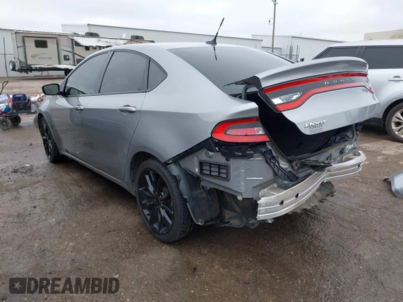 2016 Dodge Dart SXT Sport with VIN 1C3CDFFA4GD802093, listed as a IAAI auction lot 41972832 with 33,563 mi miles. Bid and sale history available at carsss.com. Image 3.