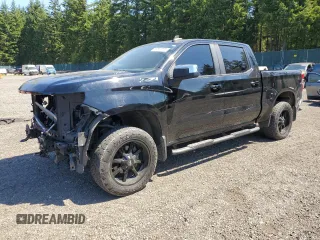 2021 Chevrolet Silverado 1500 LT with VIN 1GCUYDET8MZ111241, listed as a Copart auction lot 63559375 with 67,096 mi miles and Salvage title. Bid and sale history available at DreamBid. Image 1.