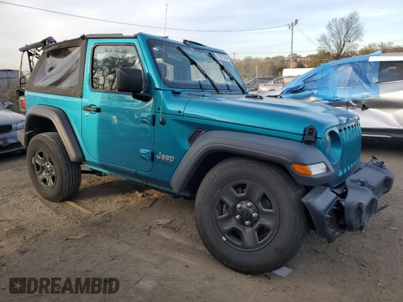 2020 Jeep Wrangler Willys с VIN 1C4GJXAN2LW328634, выставлен на аукционе Copart как лот 79975764 с пробегом 43 186 миль миль и Списание • Salvage title. История ставок и продаж доступна на DreamBid. Изображение 4.