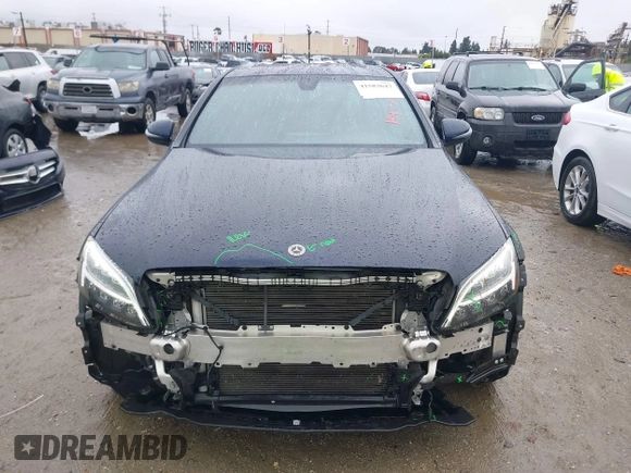 2021 Mercedes-Benz C 300 with VIN W1KWF8DB2MR637496, listed as a IAAI auction lot 41583647 with 38,746 mi miles and . Bid and sale history available at carsss.com. Image 13.